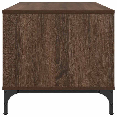 vidaXL Coffee Table Brown oak 90 x 49 x 46 cm Engineered wood