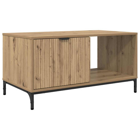 vidaXL Coffee Table Artisan oak 90 x 49 x 46 cm Engineered wood