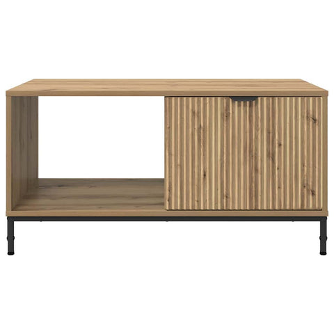 vidaXL Coffee Table Artisan oak 90 x 49 x 46 cm Engineered wood