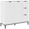 vidaXL Sideboard with Drawer White 89.5 x 33 x 82 cm Engineered wood