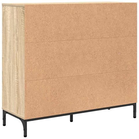 vidaXL Sideboard Sonoma oak 89.5 x 33 x 82 cm Engineered wood
