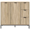 vidaXL Sideboard Sonoma oak 89.5 x 33 x 82 cm Engineered wood