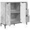 vidaXL Sideboard Concrete grey 89.5 x 33 x 82 cm Engineered wood