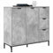 vidaXL Sideboard Concrete grey 89.5 x 33 x 82 cm Engineered wood
