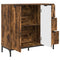 vidaXL Sideboard Smoked oak 89.5 x 33 x 82 cm Engineered wood