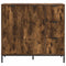 vidaXL Sideboard Smoked oak 89.5 x 33 x 82 cm Engineered wood