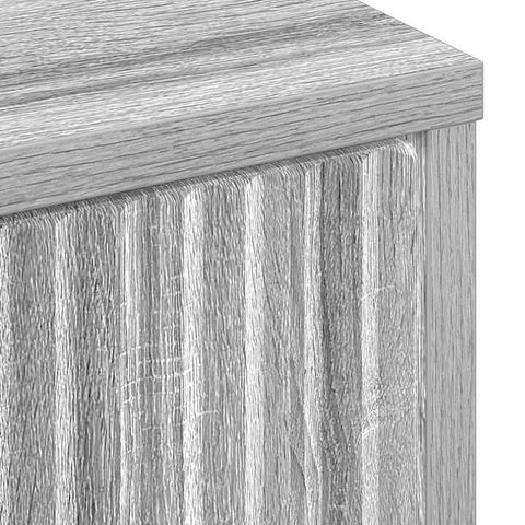vidaXL Sideboard Grey sonoma 89.5 x 33 x 82 cm Engineered wood