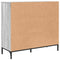 vidaXL Sideboard Grey sonoma 89.5 x 33 x 82 cm Engineered wood