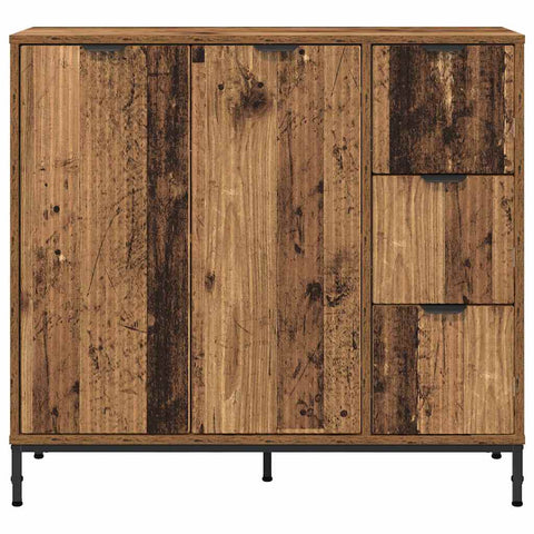 vidaXL Sideboard Old wood 89.5 x 33 x 82 cm Engineered wood