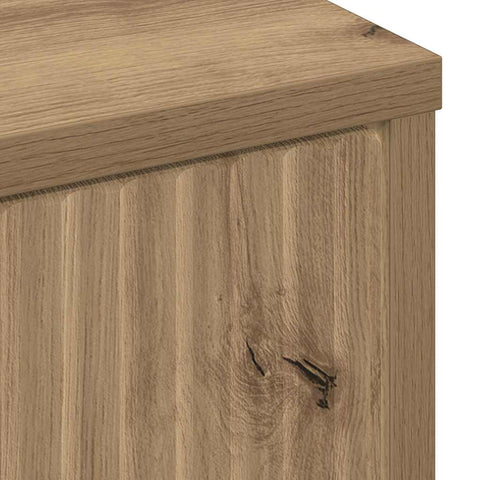 vidaXL Sideboard Artisan oak 89.5 x 33 x 82 cm Engineered wood