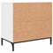 vidaXL Bedside Table White 63.5 x 36 x 61 cm Engineered wood
