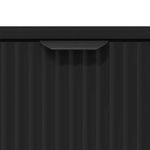 vidaXL Bedside Table Black 63.5 x 36 x 61 cm Engineered wood