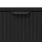 vidaXL Bedside Table Black 63.5 x 36 x 61 cm Engineered wood