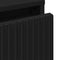 vidaXL Bedside Table Black 63.5 x 36 x 61 cm Engineered wood