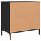 vidaXL Bedside Table Black 63.5 x 36 x 61 cm Engineered wood