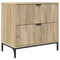 vidaXL Bedside Table Sonoma oak 63.5 x 36 x 61 cm Engineered wood