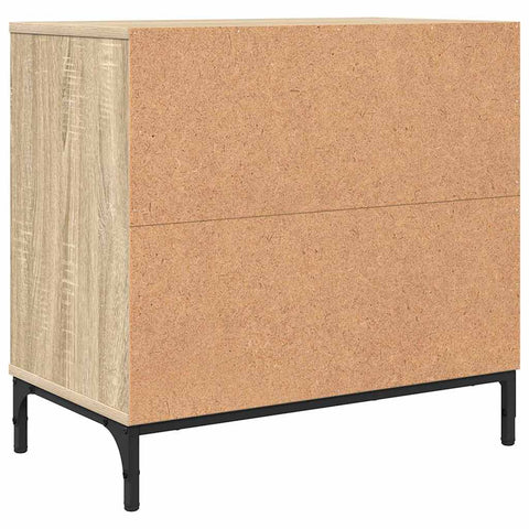 vidaXL Bedside Table Sonoma oak 63.5 x 36 x 61 cm Engineered wood