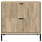 vidaXL Bedside Table Sonoma oak 63.5 x 36 x 61 cm Engineered wood