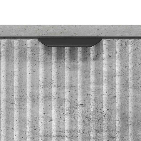 vidaXL Bedside Table Concrete grey 63.5 x 36 x 61 cm Engineered wood