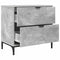 vidaXL Bedside Table Concrete grey 63.5 x 36 x 61 cm Engineered wood