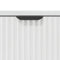 vidaXL Bedside Table with Drawer High gloss white 63.5 x 36 x 61 cm