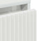 vidaXL Bedside Table with Drawer High gloss white 63.5 x 36 x 61 cm