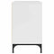 vidaXL Bedside Table with Drawer High gloss white 63.5 x 36 x 61 cm