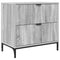 vidaXL Bedside Table Grey sonoma 63.5 x 36 x 61 cm Engineered wood