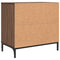 vidaXL Bedside Table Brown oak 63.5 x 36 x 61 cm Engineered wood