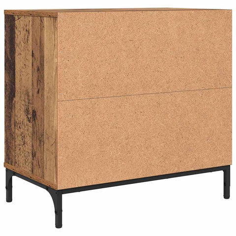 vidaXL Bedside Table Old wood 63.5 x 36 x 61 cm Engineered wood