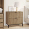 vidaXL Bedside Table Artisan oak 63.5 x 36 x 61 cm Engineered wood