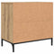 vidaXL Bedside Table Artisan oak 63.5 x 36 x 61 cm Engineered wood