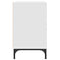 vidaXL Bedside Table with Drawer White 49 x 36 x 61 cm Engineered wood
