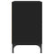 vidaXL Bedside Table with Drawer Black 49 x 36 x 61 cm Engineered wood