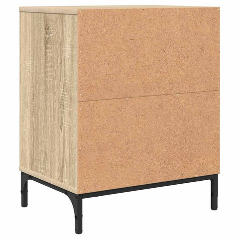 vidaXL Bedside Table Sonoma oak 49 x 36 x 61 cm Engineered wood