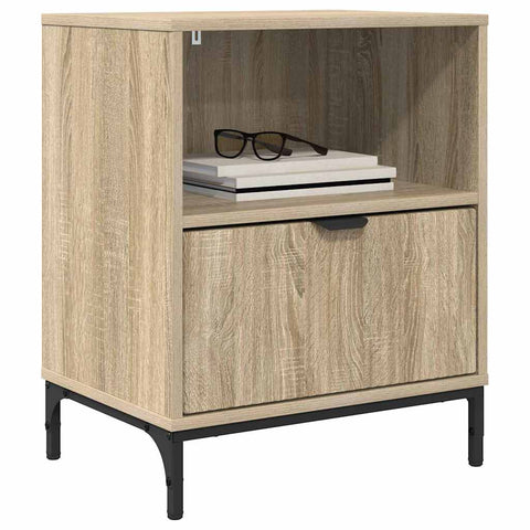 vidaXL Bedside Table Sonoma oak 49 x 36 x 61 cm Engineered wood
