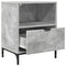 vidaXL Bedside Table Concrete grey 49 x 36 x 61 cm Engineered wood
