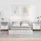 vidaXL Bedside Tables 2 pcs High gloss white 49 x 36 x 61 cm