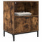 vidaXL Bedside Table Smoked oak 49 x 36 x 61 cm Engineered wood