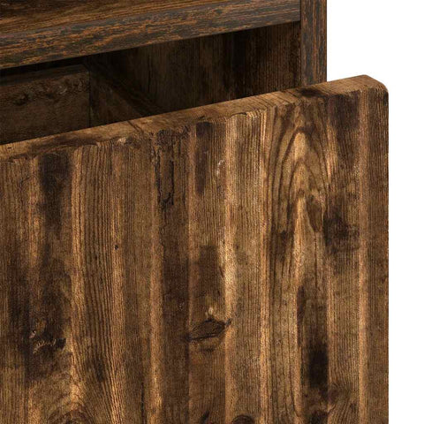 vidaXL Bedside Tables 2 pcs Smoked oak 49 x 36 x 61 cm Engineered wood