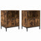 vidaXL Bedside Tables 2 pcs Smoked oak 49 x 36 x 61 cm Engineered wood