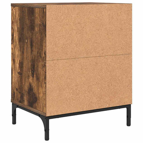 vidaXL Bedside Tables 2 pcs Smoked oak 49 x 36 x 61 cm Engineered wood