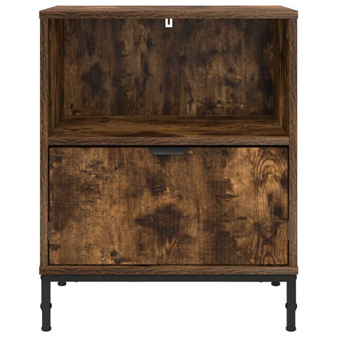 vidaXL Bedside Tables 2 pcs Smoked oak 49 x 36 x 61 cm Engineered wood