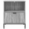 vidaXL Bedside Table Grey sonoma 49 x 36 x 61 cm Engineered wood
