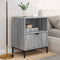 vidaXL Bedside Tables with Drawer 2 pcs Grey sonoma 49 x 36 x 61 cm