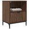 vidaXL Bedside Table Brown oak 49 x 36 x 61 cm Engineered wood