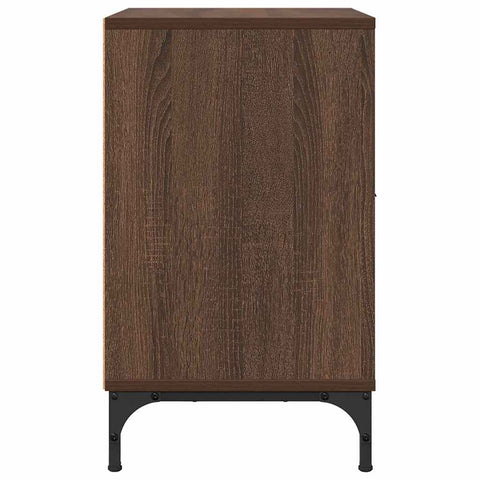 vidaXL Bedside Table Brown oak 49 x 36 x 61 cm Engineered wood