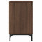 vidaXL Bedside Table Brown oak 49 x 36 x 61 cm Engineered wood