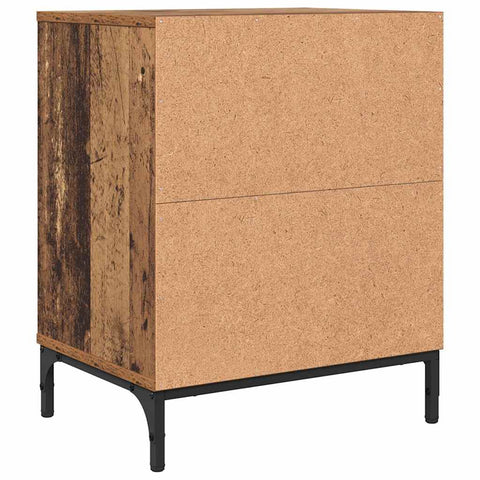 vidaXL Bedside Table Old wood 49 x 36 x 61 cm Engineered wood