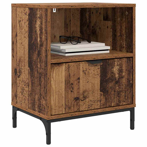 vidaXL Bedside Tables 2 pcs Old wood 49 x 36 x 61 cm Engineered wood